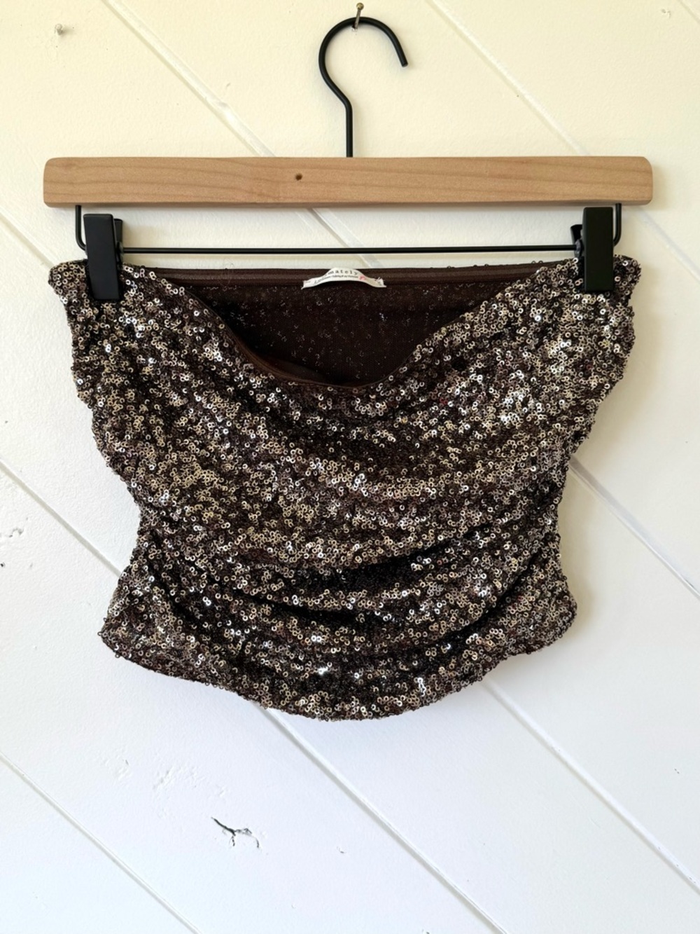 Free People sequin tube top